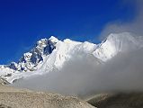 9 2 Nuptse, Lhotse, Lhotse Shar, Everest Kangshung East Face, Peak 38 And Shartse From Trail To East Col Camp Nuptse, Lhotse, Lhotse Shar, Everest Kangshung East Face, Peak 38 and Shartse were visible at the head of the Barun Valley, seen from the climb to the East Col Glacier Camp.
